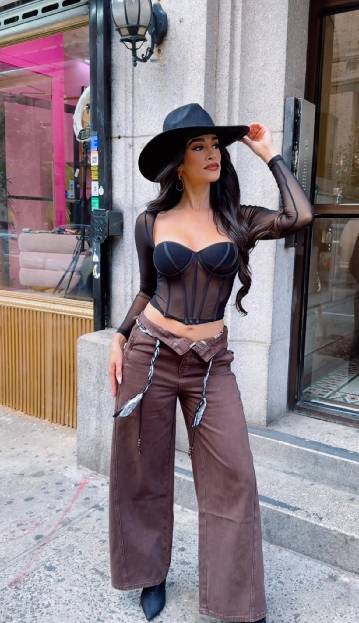 City Cowgirl Corset Look