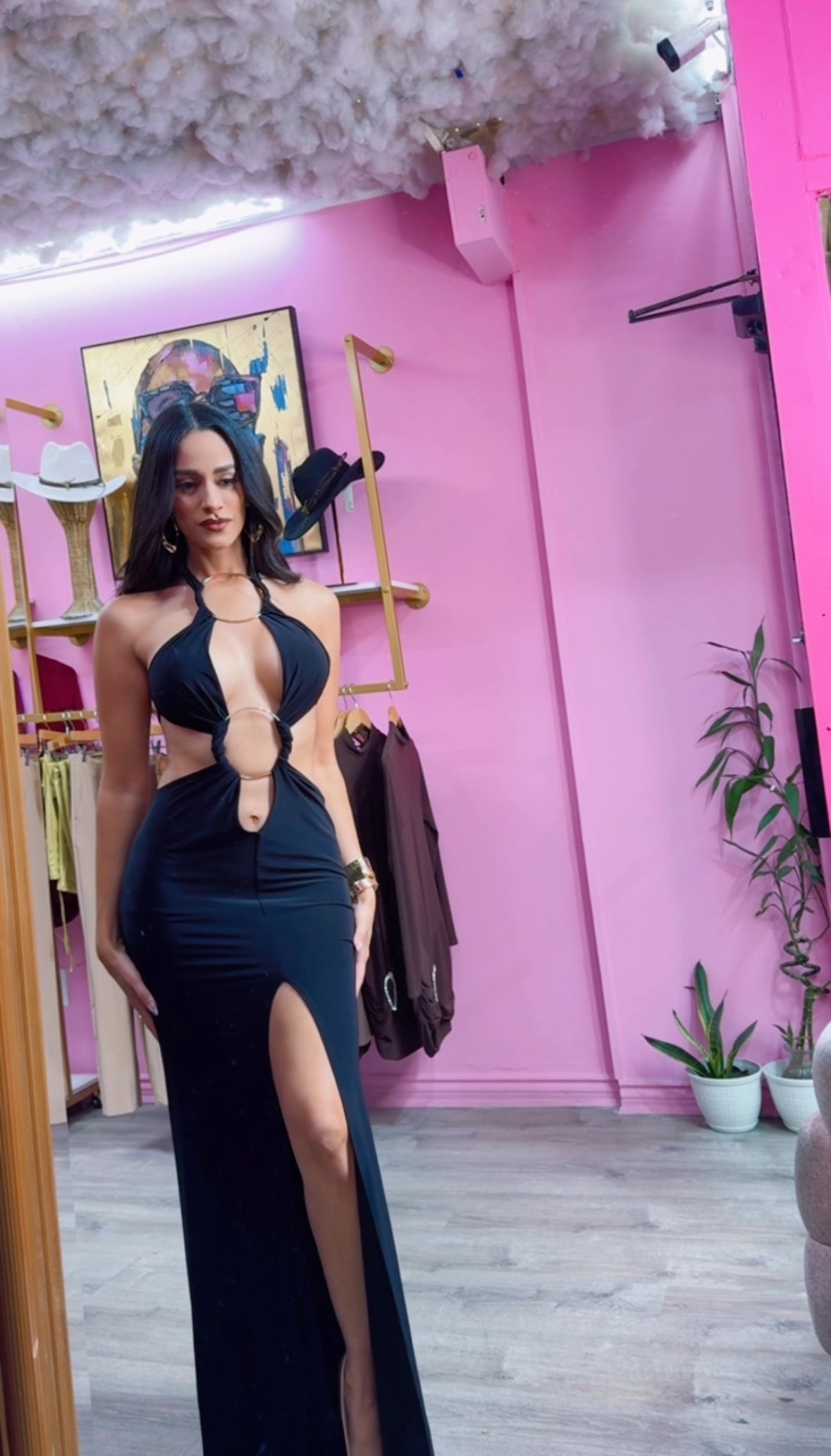 Eclipse Cutout Maxi Dress