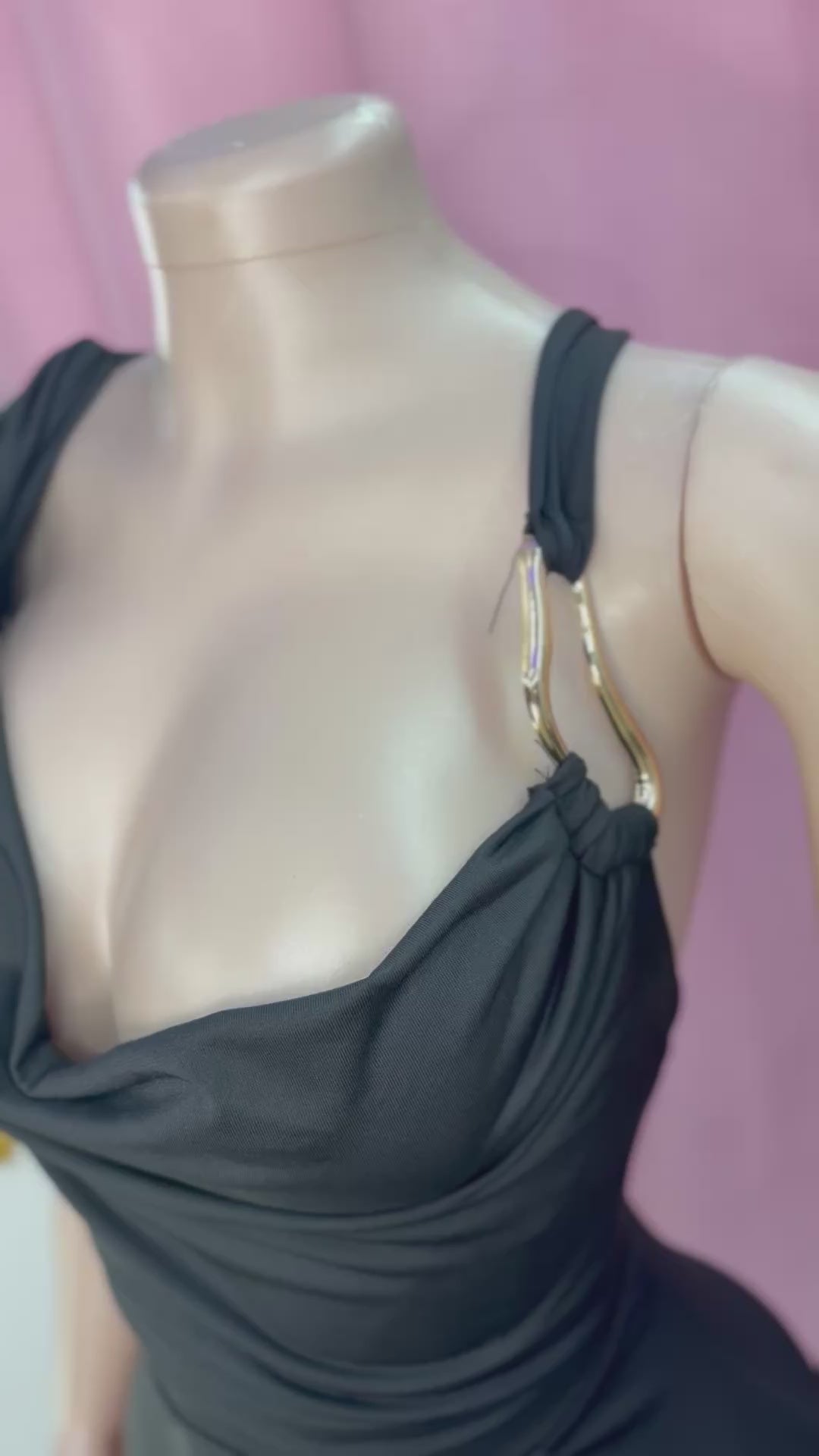 Black with gold detail