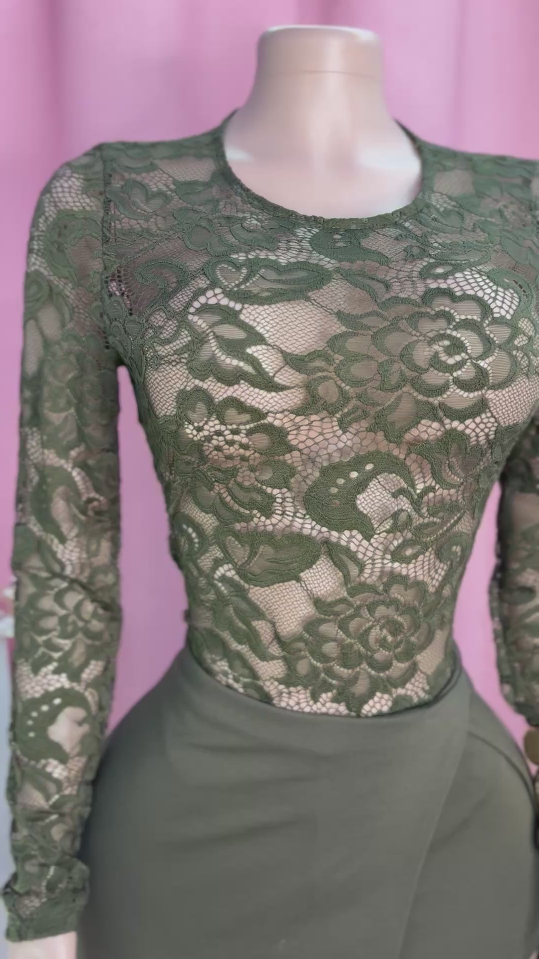 Beautiful olive green